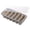 Gray, variant on Silicone Freezer Tray with 6 Individual Compartments and Airtight Lid for Food Storage and Meal Preparation