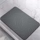thumbnail image 1 of alfombra de baño antideslizante con respaldo de goma absorbente de tierra de diatomeas, 1 of 5