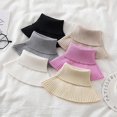 thumbnail image 4 of OADUKQ Women's Neck Warmer Collar, Stretchy Ribbed Knit Turtleneck False Collar Bib, for Work and College Use, Gray, 4 of 8