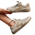 thumbnail image 2 of Domzle Fashion Platform Sneakers for Women Footwear 2026 | Memory Foam Insole for Comfortability; Non-Slip Casual Platform Shoes for Women Sneakers; Lightweight Lace-up Womens Shoes Khaki, 2 of 10