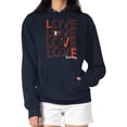 thumbnail image 4 of Women's G-III 4Her by Carl Banks  Navy Houston Astros Love Graphic Fleece Hoodie, 4 of 5