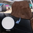 thumbnail image 6 of Xixirimido Car Seat Cover Towel Sweatproof Gym Seat Protector with Non-Slip Backing Universal Fit Front Seat Mat for Sports, Beach, Swimming, Dachshund Dig Daisy Brown, 6 of 8