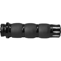 Avon Velvet Air Rival Throttle by Wire Black Handlebar Grips (AIR-96-AN-FL-RI)