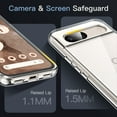 thumbnail image 4 of JETech Case for Google Pixel 8a 6.1-Inch 2024, Non-Yellowing Shockproof Bumper Protective Phone Cover, Anti-Scratch Hard PC Back (Clear), 4 of 6