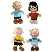 Plush 12" Chuk Charlie Brown Pigpen Pig Pen Linus & Marcy Marcie 4 Dolls Peanuts New