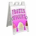 thumbnail image 2 of Frozen Yogurt (24" X 36") Standard A-Frame Signicade, Includes Decal Applied To Stand, 2 of 4