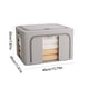 thumbnail image 3 of Caja de Almacenamiento de Ropa de 24 Litros con Doble Ventana, Fabricada En Tela Gruesa, Ideal para Guardar Camisetas, Camisetas, Camisetas, Organizador de Mudanzas E Impermeable., 3 of 7