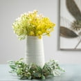 thumbnail image 3 of Sullivans Artificial Lambs Ear Willow Thistle Wreath 14"H Green, 3 of 5