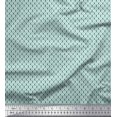 thumbnail image 1 of Soimoi Rayon Crepe Fabric Honeycomb Geometric Printed Fabric 1 Yard 46 Inch Wide, 1 of 2