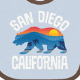 thumbnail image 4 of Inktastic San Diego California Bear Sunset Boys or Girls Baby Bib, 4 of 4