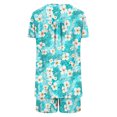 thumbnail image 6 of ClodeEU Womens Fashion Printed Pajama Sets ,Henley Neck Short Sleeve Short 2 Piece Summer Sleepwear Mint Green 02,Womens Plus XXXL, 6 of 7