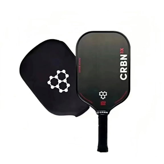 CRBN 3X 16MM Series Power Pickleball Paddle - Carbon Fiber Pickleball Paddle with foam Injected Edges for Expanded Sweet Spot