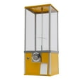 thumbnail image 4 of 25in-Height Commercial Vending Machine, 25 Cents Candy Selling Machine, Automatic Gumball Machine, Toy Capsule Dispenser Machine for Game Stores and Retail Stores (Yellow), 4 of 15