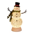 thumbnail image 4 of Lighted Christmas Snowman Lantern, Snowman Water Globe with Swirling Glitter, Battery Powered Snowman Lantern for Christmas Party Home Table Decorations Gifts, 4 of 8