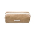 thumbnail image 1 of Retro Corduroy Solid Color Pencil Case Large Capacity Student Stationery Storage Bag Clutch Bag, 1 of 7