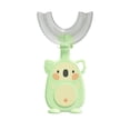thumbnail image 1 of Billuyoard Cepillo de Manual de silicona en forma de U para niños, boca entera, bebé de doble cara con boca dental, cabezal de cepillo Suministros de limpieza para el hogar verde S Billuyoard HA009121-04, 1 of 6