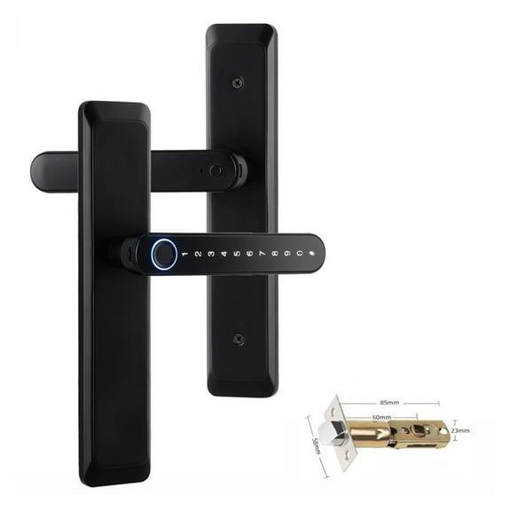 Tuya Digital Electronic Lock Smart Biometric Fingerprint Locks Password Keyless Entry Door Lock For For House Home Office ,Integrated Smart Home
