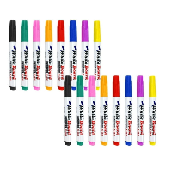 Marcador de acuarela para congelador, para alimentos congelados, 2 unidades, suministros de oficina, Home Magics, marcador de pintura al agua, borrable, flotante, color para enseñanza, 5 ml