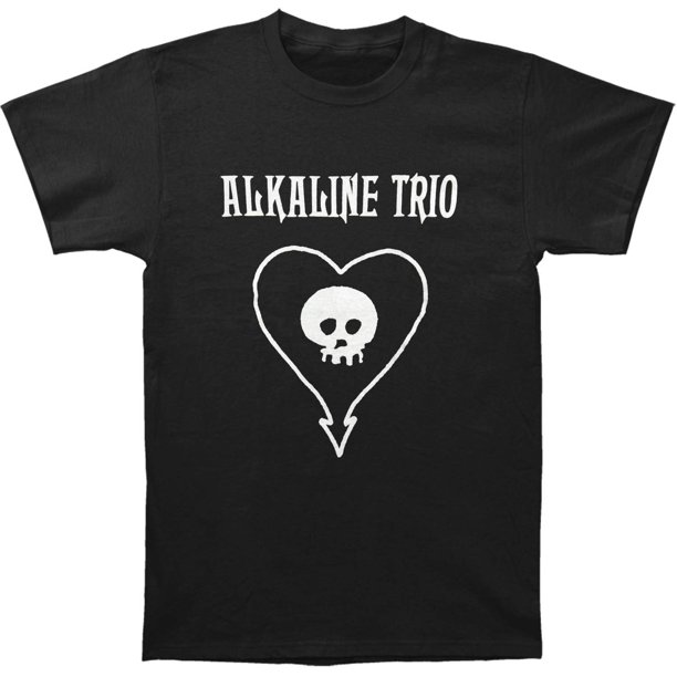 Kings Road ALKALINE TRIO Classic Heart Skull Logo Punk Rock TShirt L