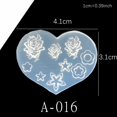 thumbnail image 1 of SNASAN, cuentas pequeñas, flores de dibujos animados, corazón, estrella, pendientes artísticos para uñas, molde de silicona, herramienta de fundición de joyería, Molde de silicona de resina epoxi UV, 1 of 5