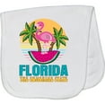thumbnail image 2 of Inktastic Florida the Sunshine State Baby Burp Cloth, 2 of 3