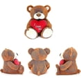 thumbnail image 3 of I Love You! 10' Teddy Bear with Red Heart, Soft Plush Bear Doll Stuffed Animal Toys Valentines Day Decor Gifts for Her / Girlfriend Lover Mom Ki, 3 of 5