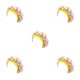 thumbnail image 3 of sweethay Niños pequeños Bebé Niños Satén Bonnet Impreso Elasticidad Sombrero de moda Sombreros Cubierta para la cabeza Turbantes Satén Gorros para Type2 NO2 sweethay CBP196121, 3 of 4