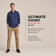 Dockers Mens Slim Fit Ultimate Chino with Smart 360 Flex 31W x 32L Dark Ginger