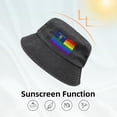 thumbnail image 4 of Pride Rainbow LGBT Flag of Oregon Bucket Hat for Women Men Outdoor Sun Hat Summer Beach Travel Fishing Cap, 4 of 8