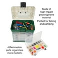 thumbnail image 3 of Wakeman Plastic 4-Drawer Tackle Box Organizer for Fishing and Crafts, Green, 3 of 8
