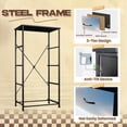 thumbnail image 4 of Animal Dresser for Bedroom with 4 Storage Drawers Texas Animal Highland Cattle Long Horns Sunset Farm Longhorn Dressers Chest of Drawers Steel Framed Fabric Closet Organizers for Nursery Entryway, 4 of 8