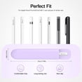 thumbnail image 2 of Soporte de lápiz capacitivo universal MoKo de silicona para Apple Pencil, color morado, 2 of 8