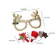 thumbnail image 3 of Ganfancp Christmas Holiday Cute Hairpin Glasses Set Girls Kids Hairpin Eyeglasses Frames Set School Party Costume Accessories For School Party Ofertas Del Día Liquidación 1*Montura de Gafas, 3*Horqui, 3 of 6