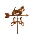 thumbnail image 1 of EZ Vane EZ1418-PT Scottie Dog Weathervane with Post Mount, 1 of 1