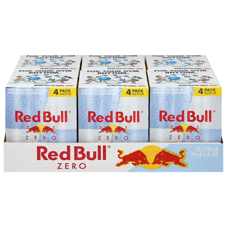 Bull Rush 他 4枚 Free Shipping! Red Bull Zero Energy Drink 8.4 fl oz Caffeine 80mg