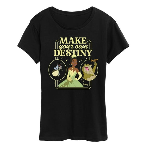 Disney Princess - Tiana Make Your Own Destiny - Women's Short Sleeve Graphic T-Shirt