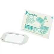 3M Tegaderm 1626W Transparent Film Dressing 4 x 4 3/4 - Best for Wound Care, Minor Burns, IV Sites, Ulcers, Scrapes First Aid Sterile, Waterproof, Breathable & Non-Allergic Bandage - Pack of 10