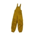 thumbnail image 4 of BELOVING Salopette à Bavette à l'Échelle 1/6 en Tissu Pantalon Décontracté Ample pour Figurines d'Action Masculines de 12 Po Jaune, 4 of 10