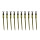thumbnail image 1 of Soidarity 10 Uds carpa giratoria verde europeo bolsa preformada tallos conector convertidor anillos aparejo Terminal accesorios de malla Pescar, 1 of 6