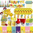 thumbnail image 2 of Birthday Party Decoration Birthday Dishes Candy Box Stickers Gift Bags Banner Pikachu Balloons Party Favors Kids, 2 of 5
