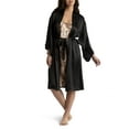thumbnail image 5 of Secret Treasures Women’s and Women’s Plus 2pc Satin Kimono Sleep Set, 5 of 7