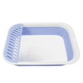 thumbnail image 1 of Cat Litter Tray, Professional Open Cat Litter Box Collapsible Easy To Clean Open Air Kitty Litter Pan  With Baffle Scoop For Bedroom Indoor, 1 of 8