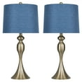 thumbnail image 1 of Grandview Gallery 26.5 Inch Modern Table Lamps, Moroccan Blue (Set of 2), 1 of 4