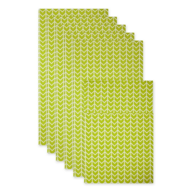 Fridge Liner DII Collection Aguacate Herringbone 12 x 24 cm, paquete de 6
