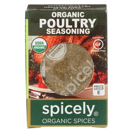 Spicely Organics - Organic Seasoning - Poultry - Case Of 6 - 0.35