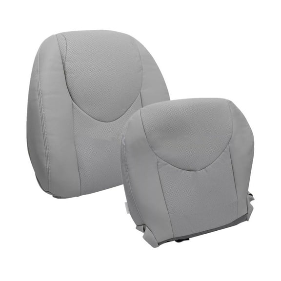 4PCS For Toyota RAV4 2006-2012 Driver Passenger Bottom Top Perf Leather Seat CoverTAPDRA Spare Part