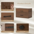thumbnail image 6 of Costway 2-Drawer Stackable Storage Organizer with Anti-Topping Kits Stacking Drawer Chest, 6 of 8