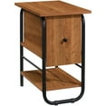 thumbnail image 1 of Bowery Hill Engineered Wood Flip-Down Door End Table in Prairie Cherry, 1 of 14