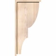 thumbnail image 3 of 5 1/2"W x 14"D x 30"H Ridgewood Smooth Corbel w/Backplate, Douglas Fir, 3 of 9
