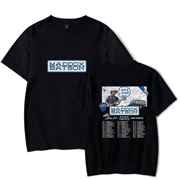 Maddox Batson I Need A Truck Tour Merch T-shirt unisex fashion round neck casual short sleeved T-shirt